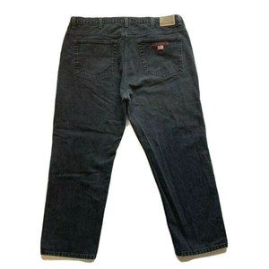 Vintage Polo Ralph Lauren RL Jean Big Jeans Mens 42x30 Banner Relaxed Black NEW‎